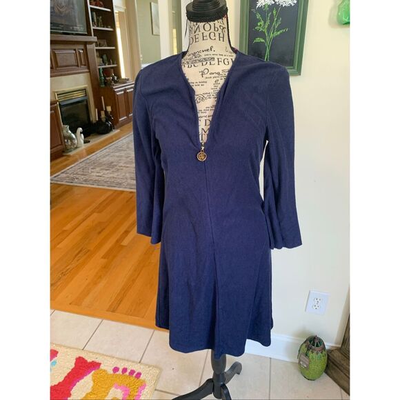 Lilly Pulitzer Dress- terry cloth/navy - Picture 10 of 10